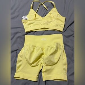 AYBL Butter Yellow Activewear Set